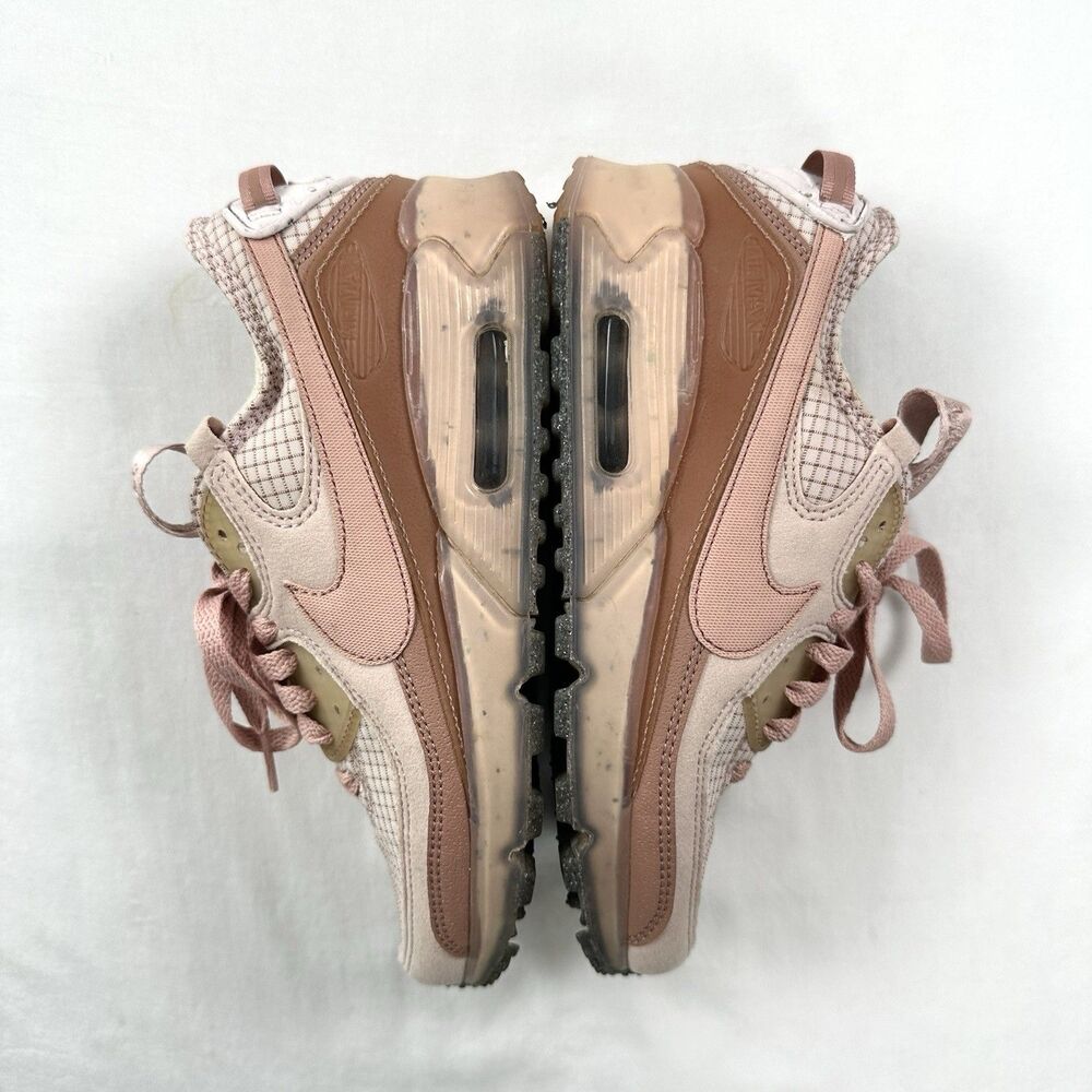 Nike Air Max Terrascape 90 Shoes Womens 7.5 Pink Beige Crater Foam DH5073-600 - Picture 10 of 13